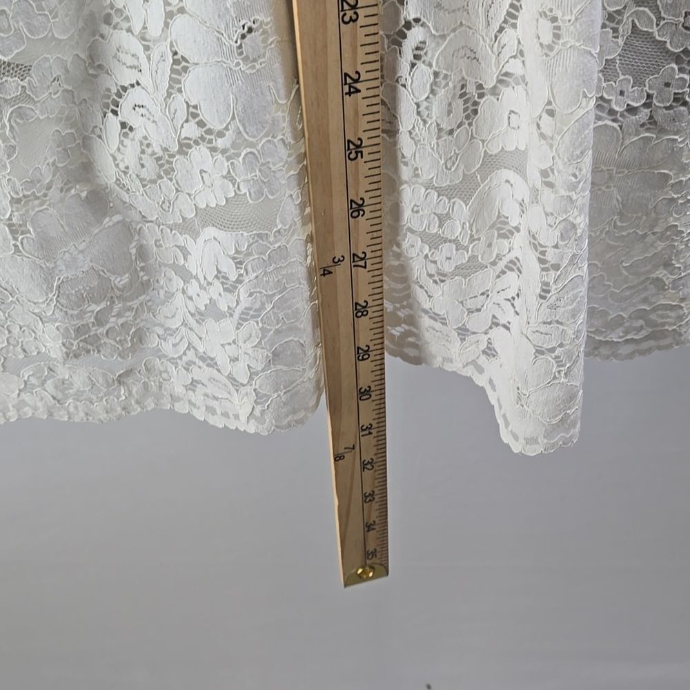 Tracy Reese x Anthropologie Adeline‎ White Lace Embroidered Mini Dress Sz 0P NWT - Picture 10 of 12